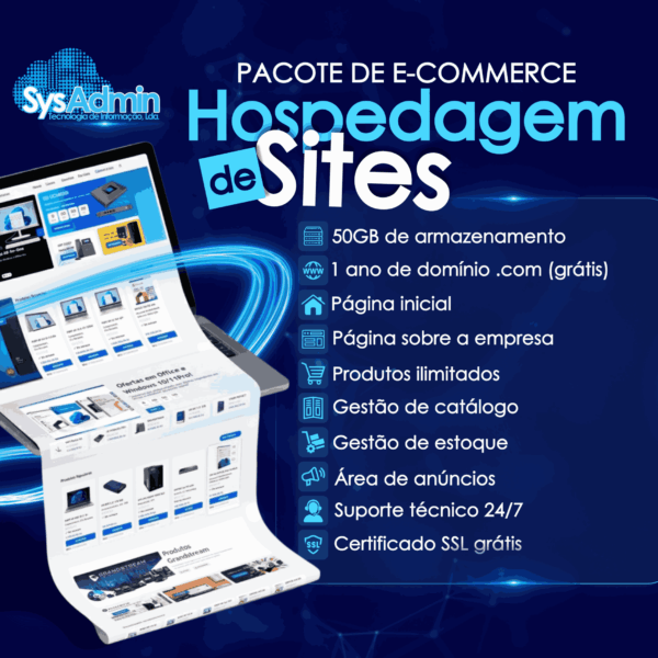 LOJA OLNINE (E - COMERCE) & HOSPEDAGEM DE E-MAIL
