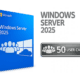 CAL para Windows Server 2025 RDS com 50 utilizadores.